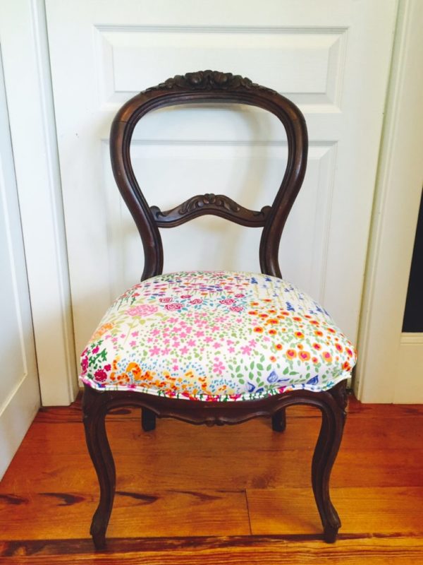 Fabric from France with a Cocktail Bonus - Chair Whimsy