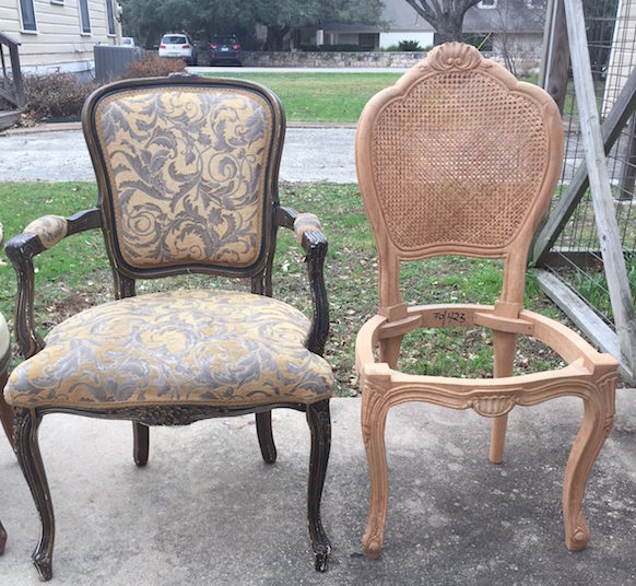 Original Fabrics Become Art for Chairs - Chair Whimsy