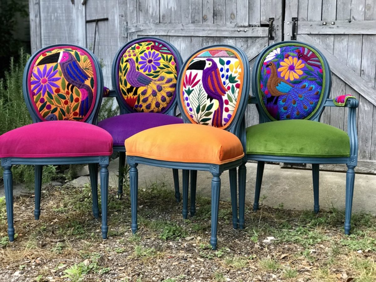 Mexican Textiles Provide a Refreshing Update - Chair Whimsy