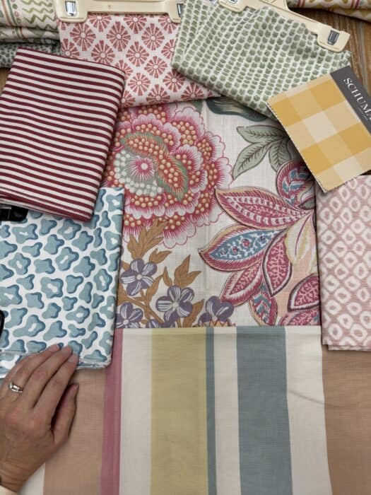 These fabrics are some contenders for the backsides but not all of them made the cut.