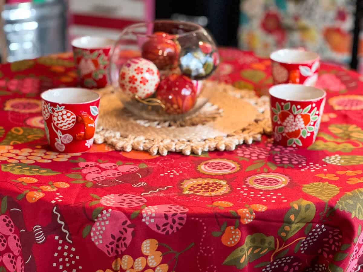 Nordic Snowflake Charm Quilted Table Topper NCU0HNH192
